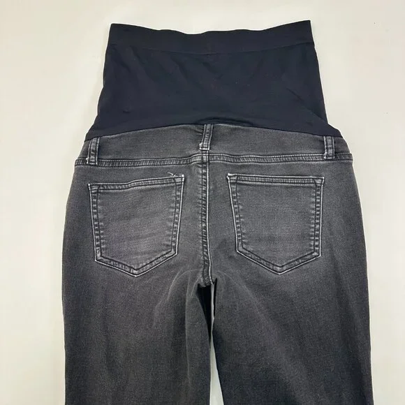 Sonoma Maternity Pull On Jegging Women's size 4 Black Denim Jeans - Picture 5 of 5